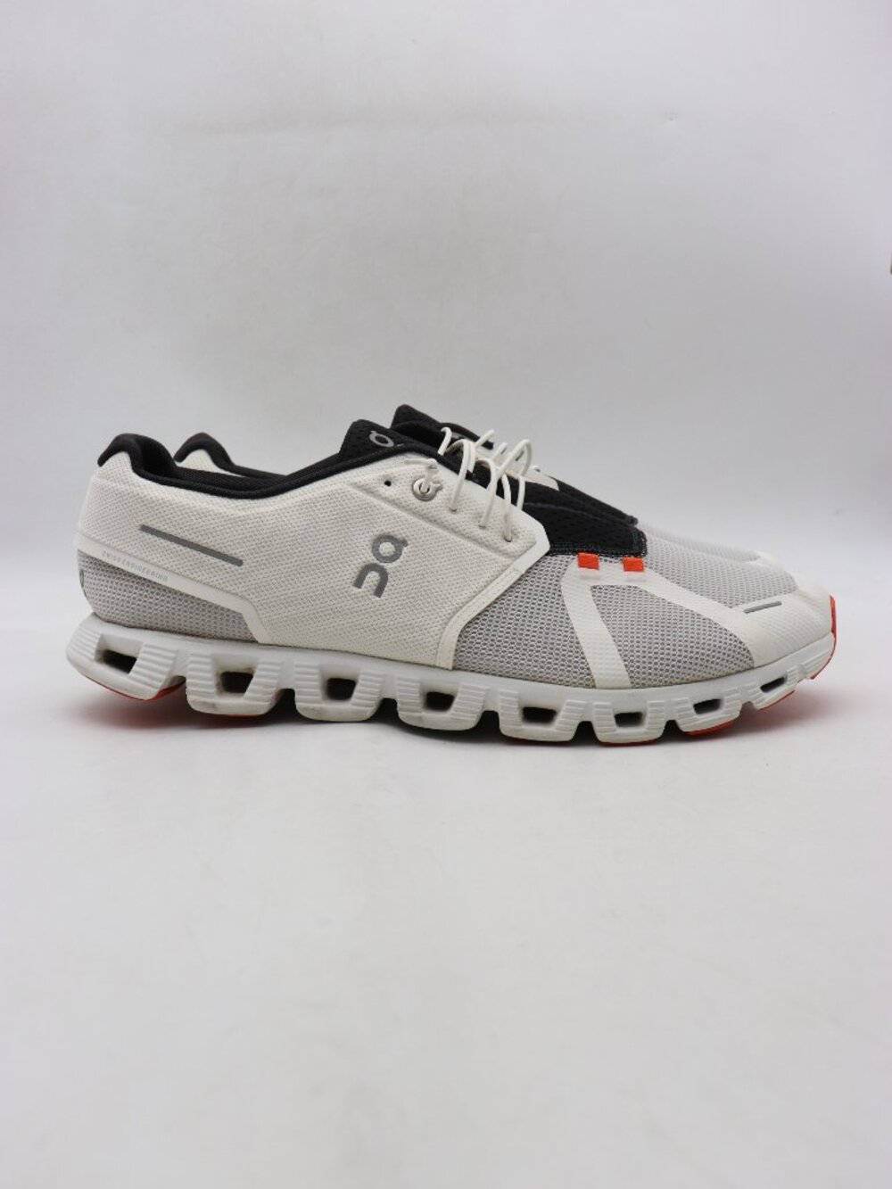 On Running Cloud 5 Push Men's Size 14 White Flame Athletic Sneakers